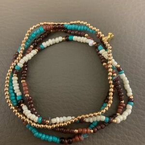 Multicolor Beaded Bracelet Set